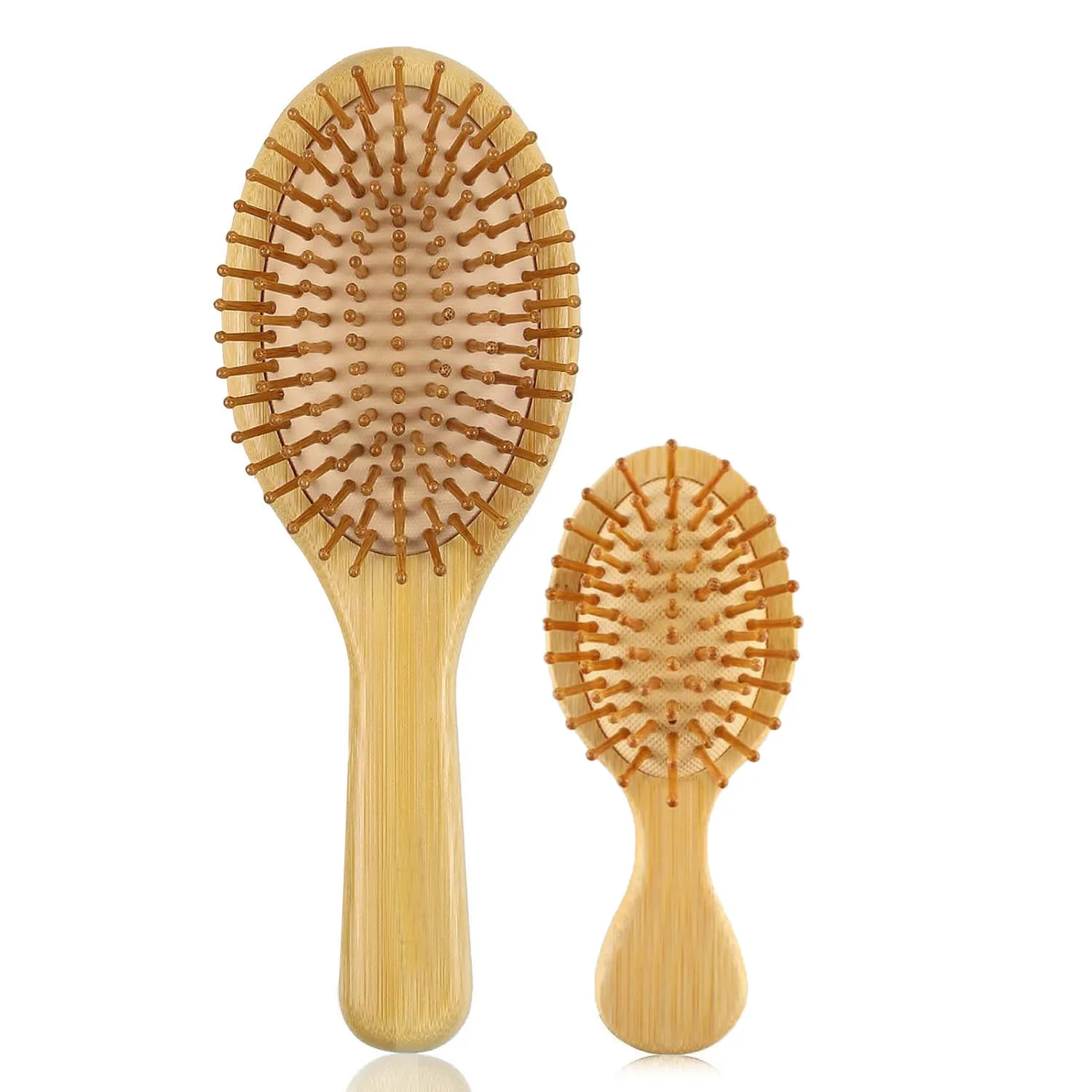 Eco-Friendly Bamboo Hair Brush & Comb Collection for Smooth & Tangle-Free Hair