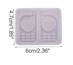 Silicone Quicksand Shaker Mold for DIY Jewelry and Pendant Crafting (044)