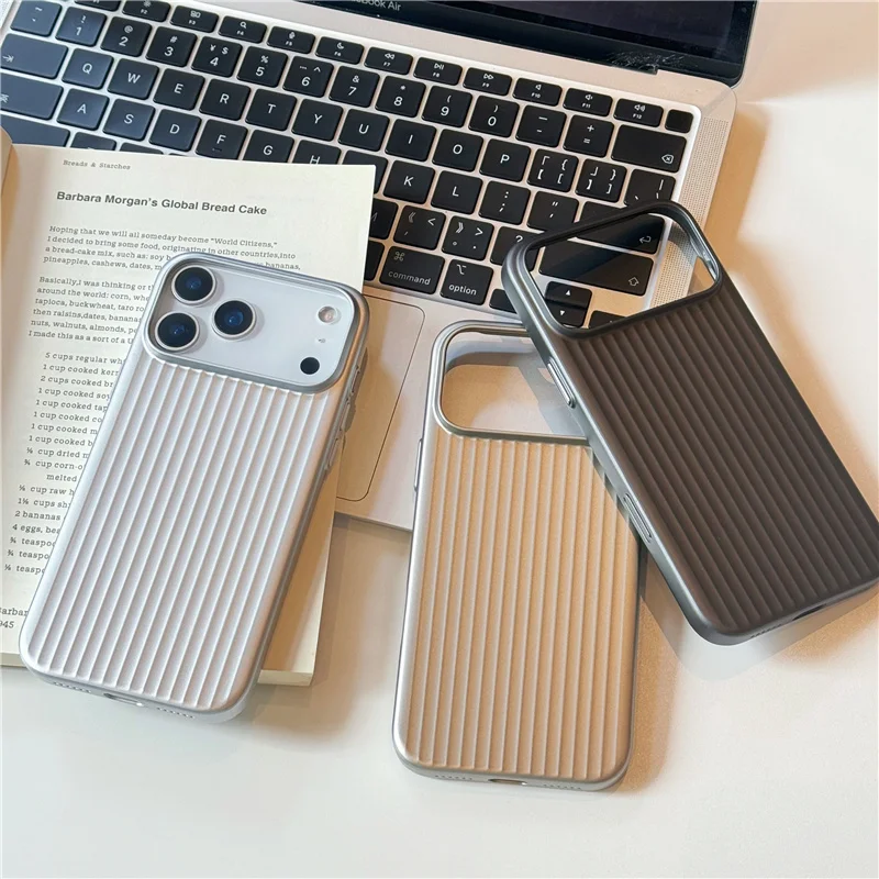 Electroplated 3D Stripes Pattern for Magsafe Magnetic Case For iPhone 17 17Pro 16 15 16Pro Max Matte Shockproof Hard PC 2026