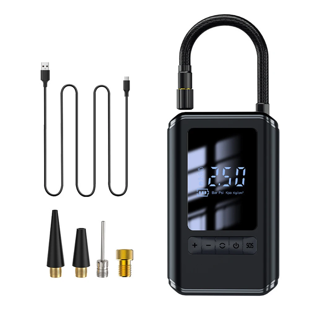 �޴�� ���� ����, USB ������ ���� LED ������ ���÷���, �ٱ�� ���� ���� ����, 2x2000mAh, 130PSI