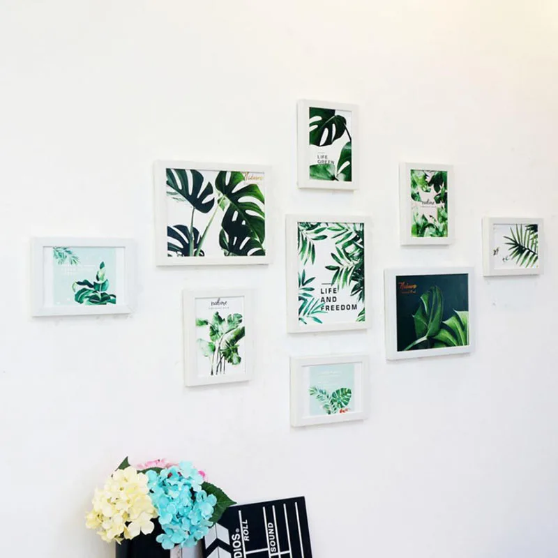 

Простые современные декоративные картины для столовой, гостиной, Настенный декор, фоторамка для дивана, фоновая настенная фоторамка