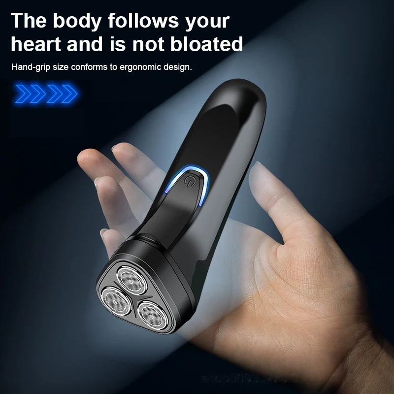 Mini Electric Shaver Men's Face USB Charging Washable Beard Razor Ladies Travel Portable Body Hair Trimmer_voghion.com