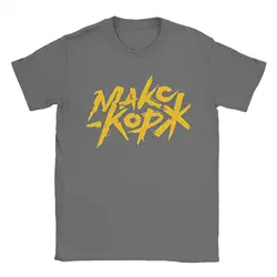 Max Korzh Graphic Oversized Pure Cotton Harajuku Streetwear T - Shirt - XXXL (Dark Grey)