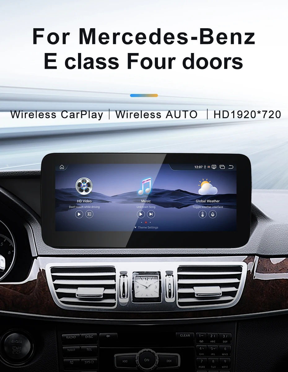 2024 New Qualcomm6225 Snapdragon680 Andorid13 Car Multiemedia Players For Merced