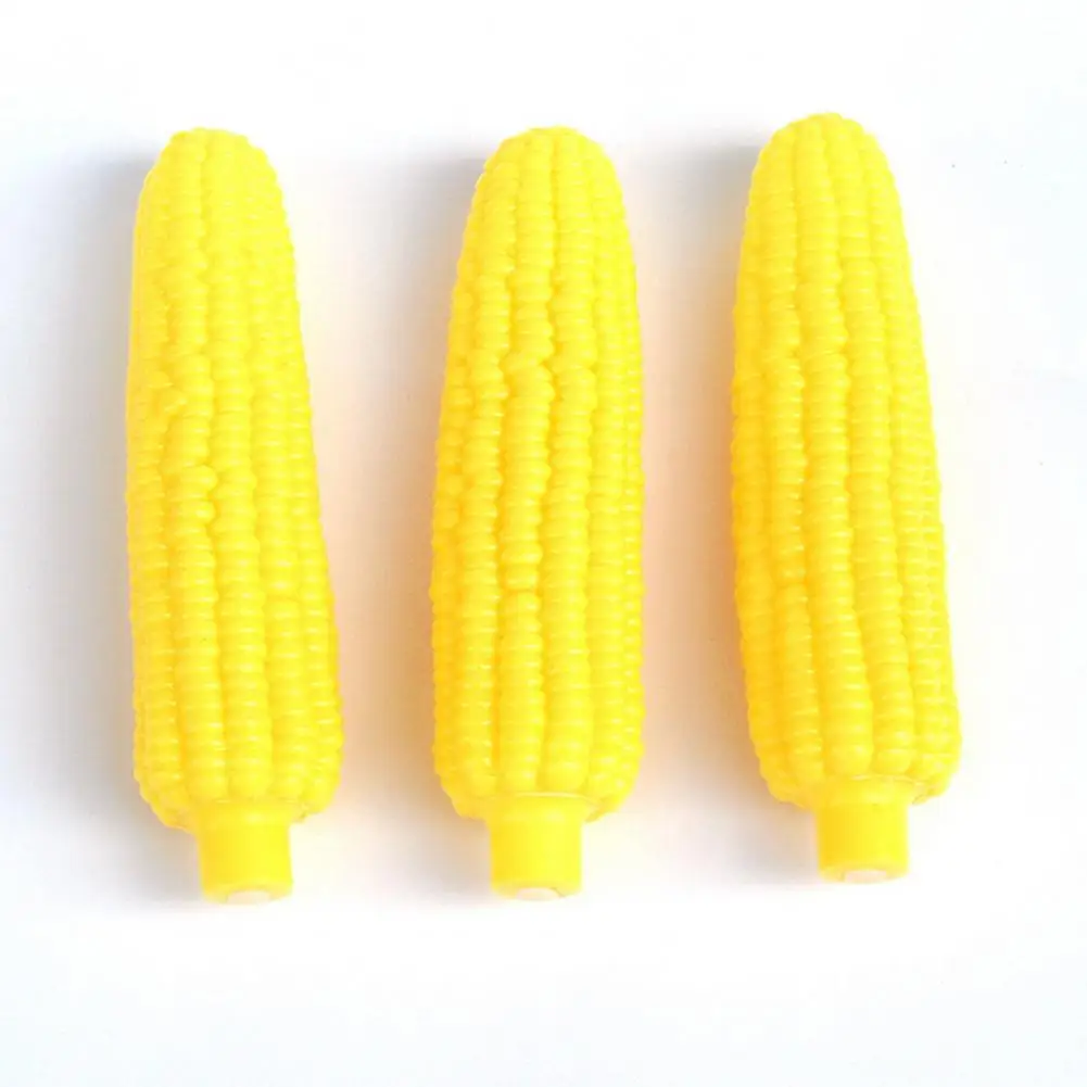 Wear-resistant Pet Play Toy Soft Corn Shape Squeaky Dog Toy for Playing Teeth Grinding Pet Chew Toy for Small Dogs Pet Supplies