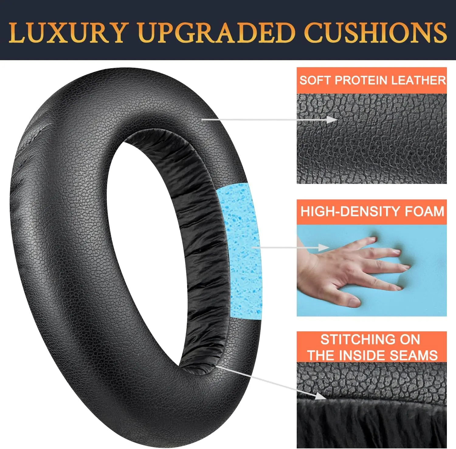 Earpads For Sennheiser PXC480 PXC550 PXC 550-II MB660 UC MB 660 MC Headphone Replacement Ear Pads Cushion for EPOS Adapt 660