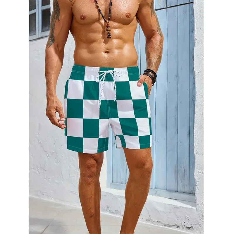 Men’s 3D Print Beach Shorts 3