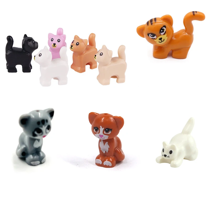 Nuovi Animali Kitty Moc City Pet Shop Cat 13786 Climbing Frame Building Blocks Compatibile Con Lego Family Parts Bricks Toys
