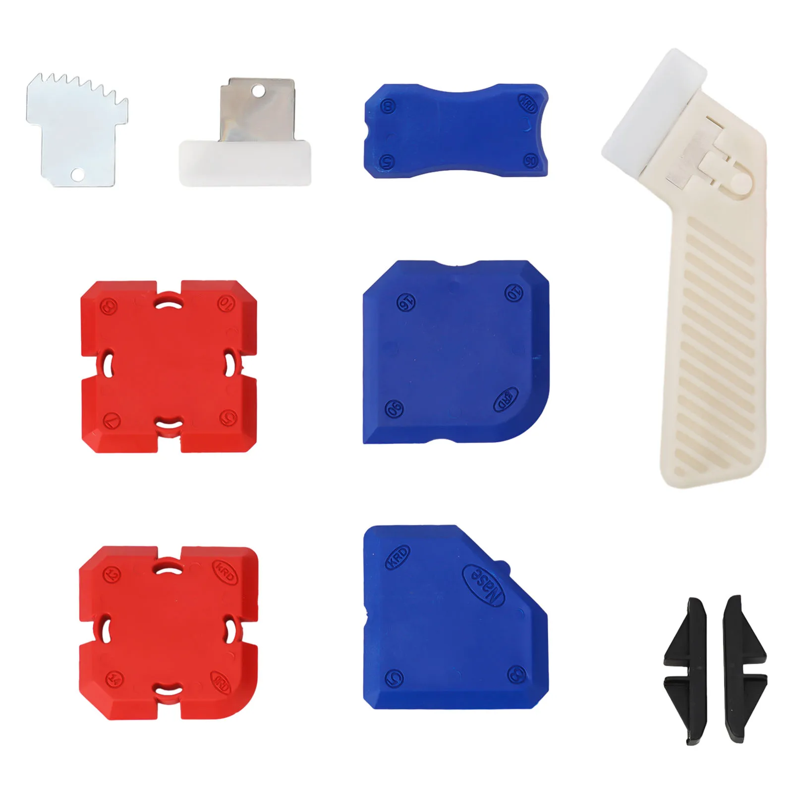 Silicone Profiling Kit Caulking Removal Scraper Effortless Application Mess Perfect Finish on Any 11PCS putty knife scraper,wall scraper,paint scraper