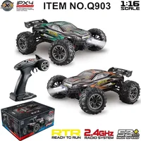 XinLehong Q903 RC Car 1:16 2.4G 4WD 52km/h High Speed Brushless RC Car Dessert Off Road Car RC Vehicle Models Toys for Children 1