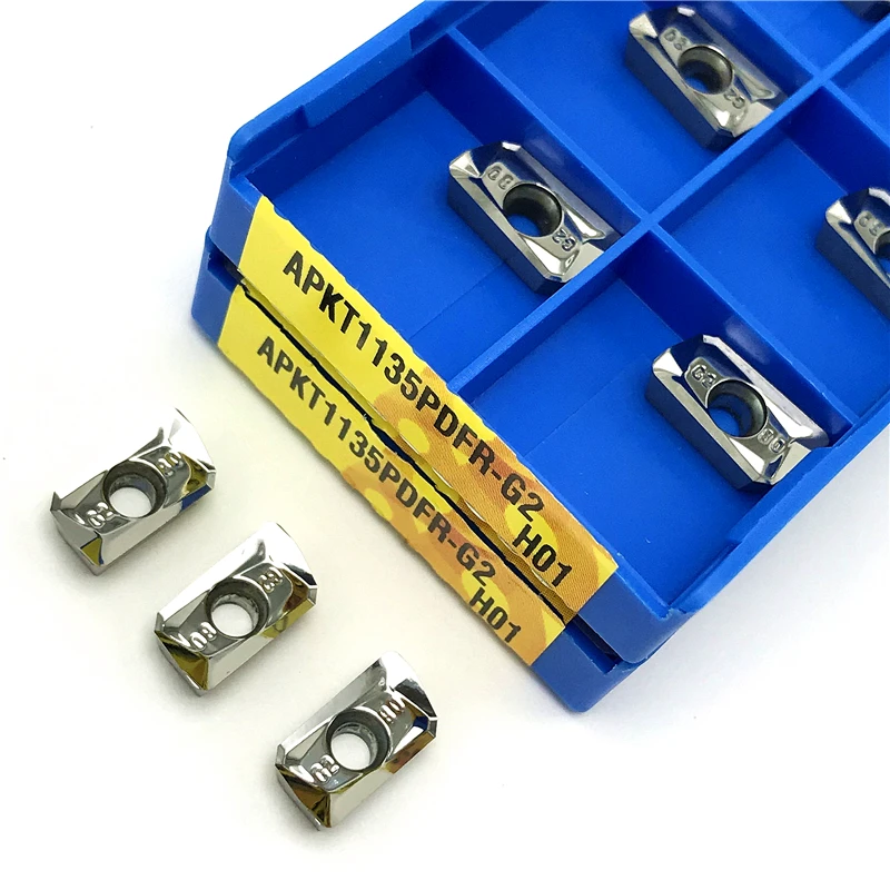 APKT1003 PDFR MA H01 Indexable Milling Insert Turning Tool Aluminum Turning Insert CNC Copper Lathe Tool Inserts Apkt 1003 - 1420 - View #8