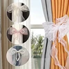 1/2pcs INS Curtain Bow Tiebacks Window Curtains Binding Rope White Window Curtain Strap Bag Decoration Curtain Decor Accessories 3