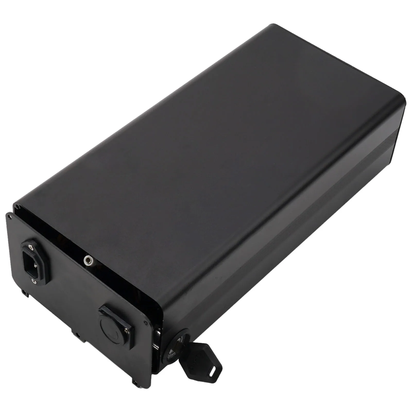 

Горячая Распродажа EBike, запасные части, коробка для аккумуляторов, полка для электровелосипеда большой емкости с 2 XKey, электрический велосипед из алюминиевого сплава