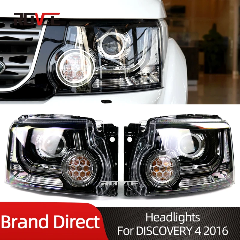 Rovce Car Headlights Front Led Bulb Car For Land Rover Discovery 4 2016 Led Light For Vehicles