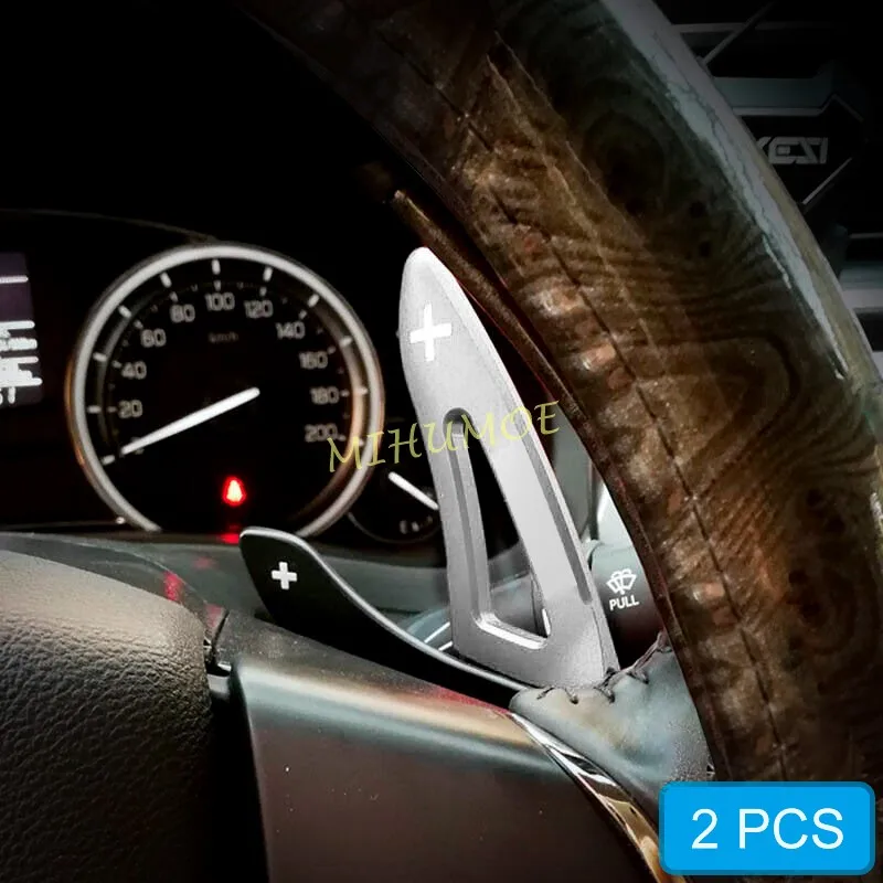 Accessori Di Estensione Del Cambio A Pale Del Volante In Alluminio Per Suzuki Vitara Swift Sport Sx4 S-Cross Escudo Ciaz Silver