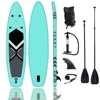 LinDo Aufblasbare Stand Up Paddle Board SUP Board Surfbrett Wasser Sport Surf Set mit Paddle Board Schwanz Fin Fuß Seil inflator 1