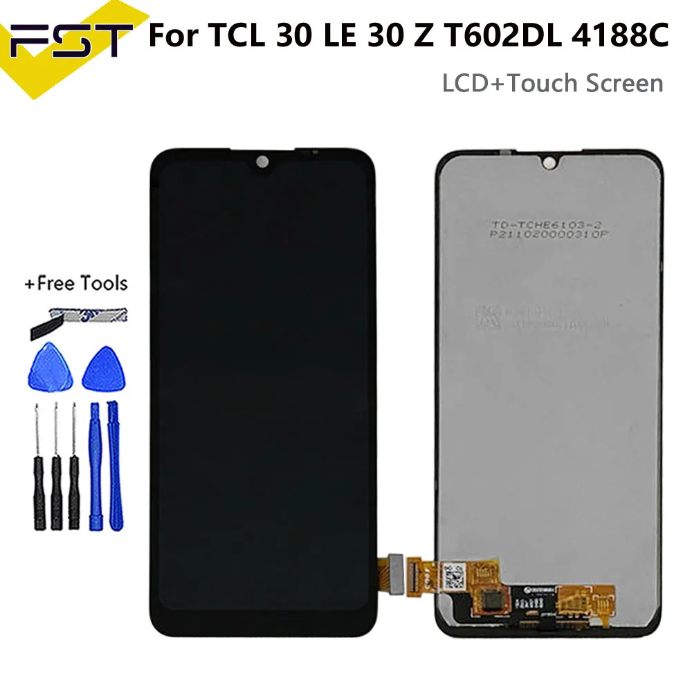 

6.1"Original For TCL 30 LE 30 Z T602DL 4188C LCD Display Touch Digitizer Assembly Repair phone Screen TCL 30Z 30 LE LCD Parts