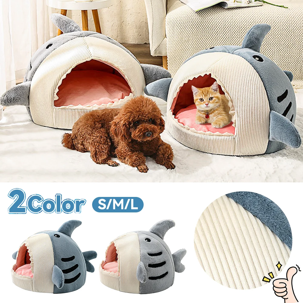 Dog House Indoors Cat House Shark Cat Accessories Shark Cat Bed Bed Shark Dog Cat
