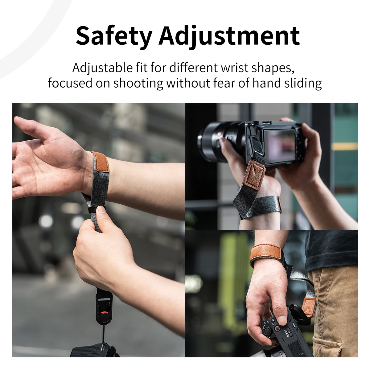 Mecoright  Quick Hanging Wristband for DSLR Camera Strap, Quick Detachment Hanging Rope Hand Rope Anti Release Handheld Rope 4