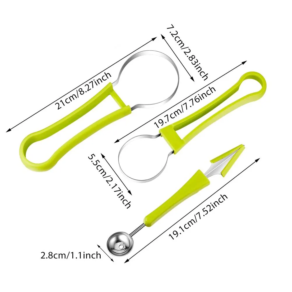 1pc 4 in 1 Fruit Cutter Scoop Carving Knife Fruit Dig Pulp Separator Platter Kitchen Gadgets Acces fruit vegetable corer melon scoop melon baller