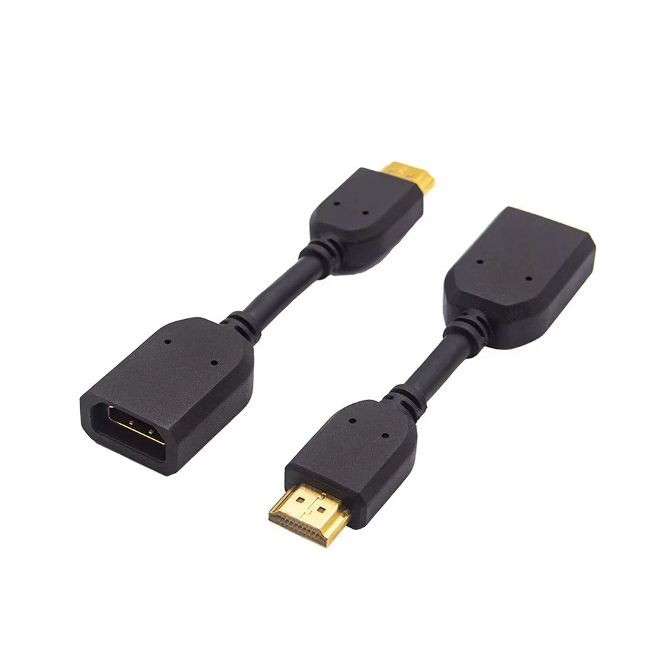 2-Pack HDMI Extension Cables - Male To Female 4K Ultra HD Adapter Cord