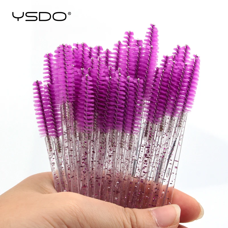 Eyelash & Eyebrow Brush Mascara Wand Applicators - Pack of 5/50