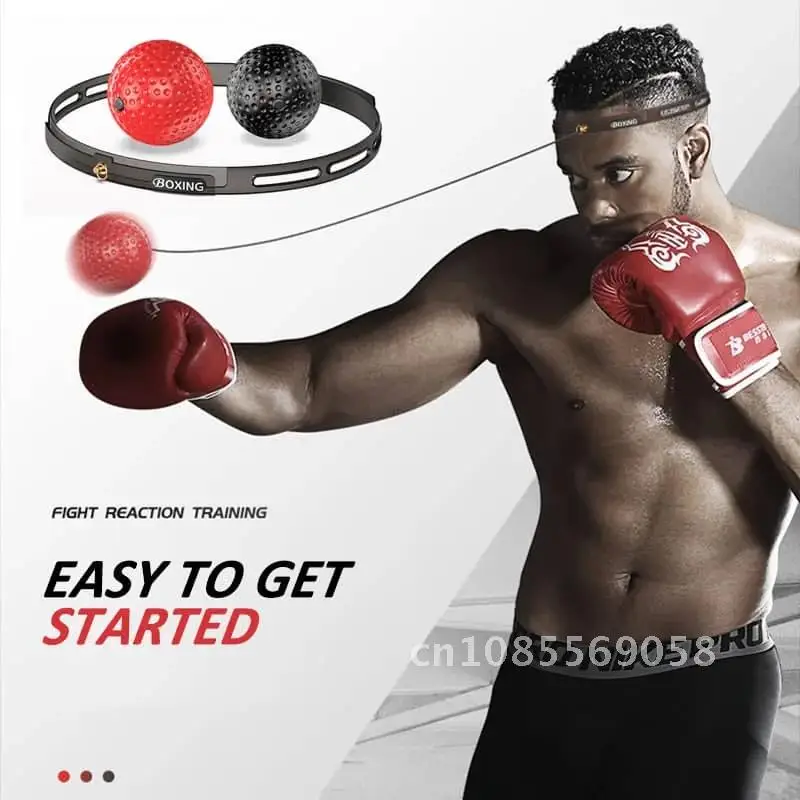 

Boxer Training Set Stress Gym Boxing Muay Thai Exercise Ball Sanda MMA Boxing Reflex Ball Raising Reaction Force Hand Eye
