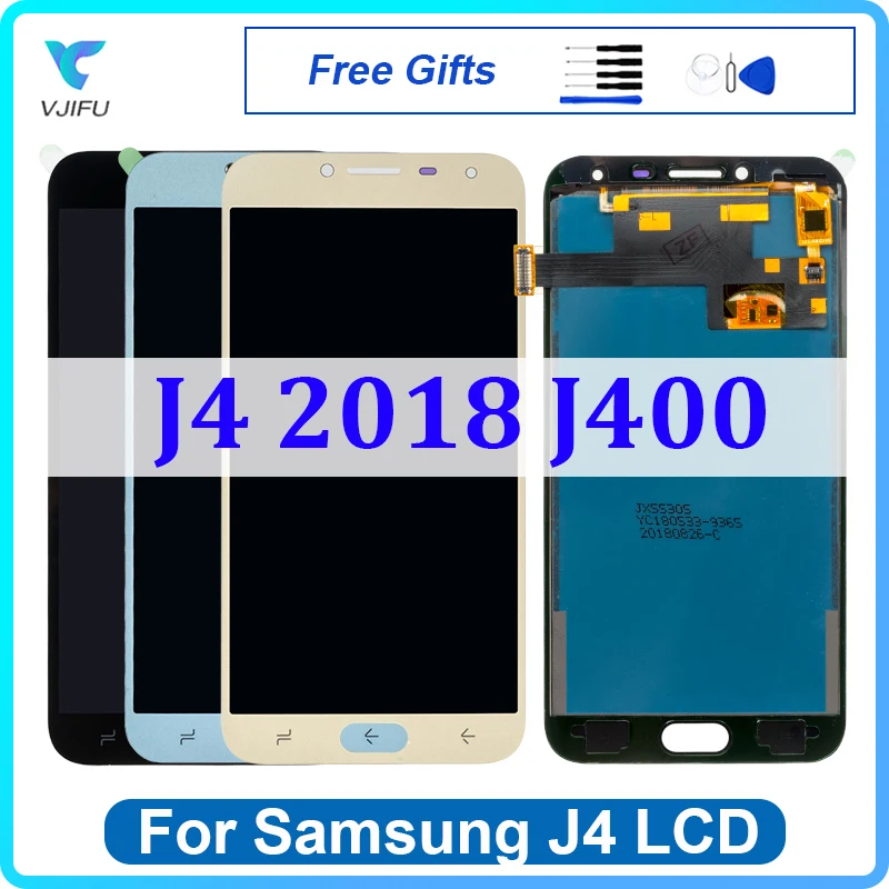 

5.5'' LCD For Samsung Galaxy J4 2018 J400 Display Touch Screen J400G J400F J400M Replacement Digitizer Assembly Phone Repair