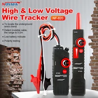 Noyafa Underground Cable Tracker High& Low Voltage Wire Tracker Anti-Interference Cable Locator Wire Locator Network Line Finder 1