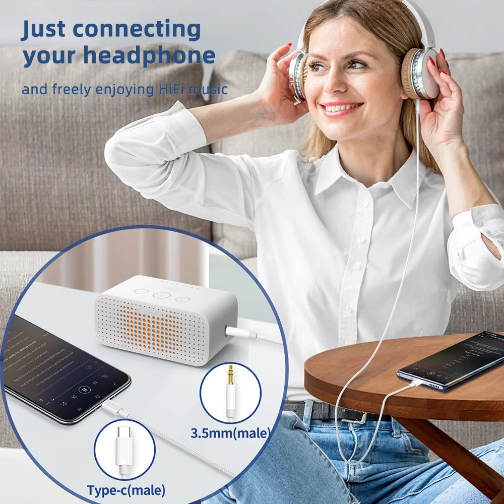 AUX Audio Cable Type C USB C to 3.5mm Jack AUX Cord Car Speaker Headphones Adapter for iPhone 17 16 15 for Samsung Galaxy Xiaomi