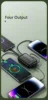 50000mAh High Capacity Solar Power 2 USB Ports External Powerbank Built Cables Solar Charger Portable LED Light Powerbank 5