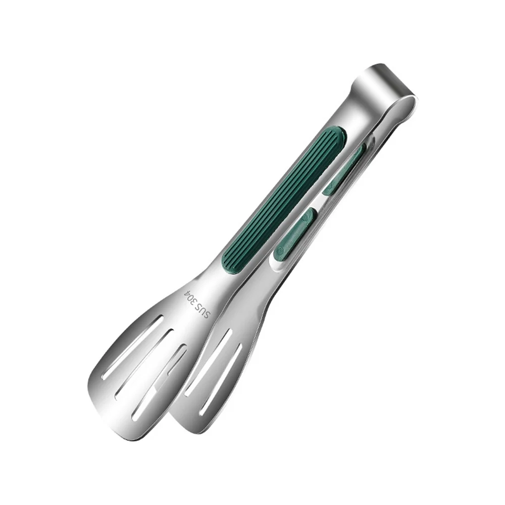 Food Tongs 1/2PCS Stainless Steel Steak Clip Pancake Barbecue Spatula Frying Fish Spatula Bread Household Kitchen