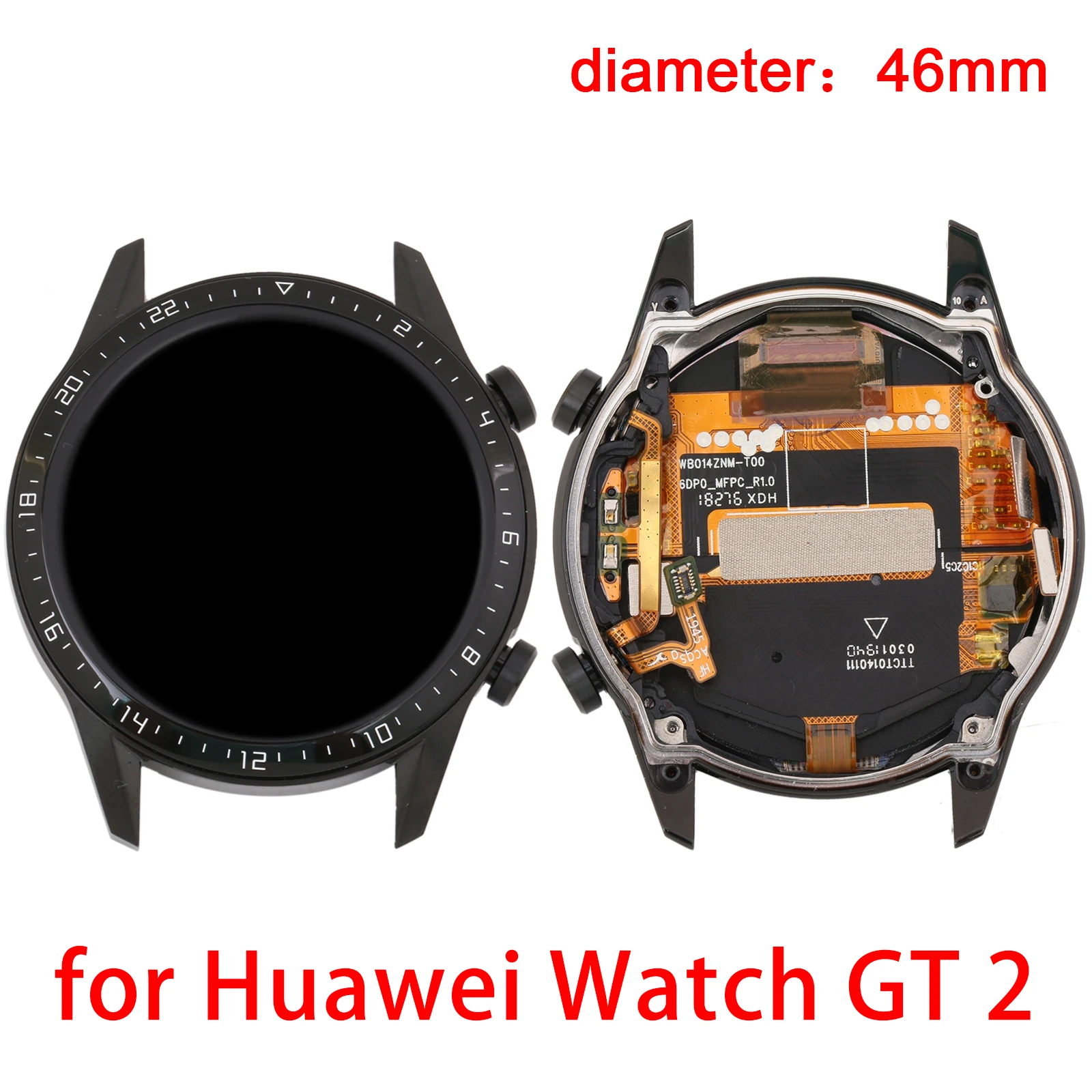 

LCD Screen and Digitizer Full Assembly With Frame for Huawei Watch GT 2 46mm/GT 3/Watch GT 2/Watch GT1
