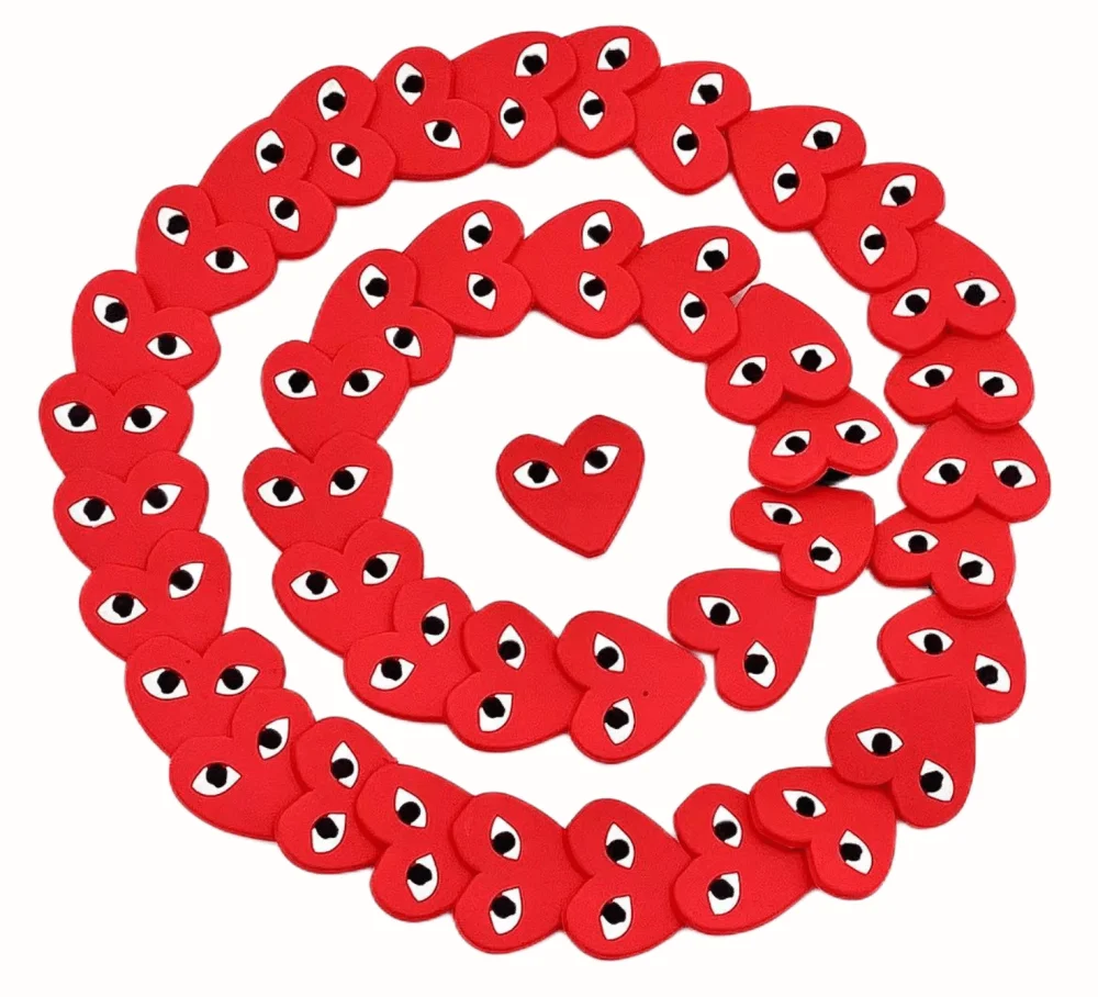 

1-100pcs Romantic LoveResin Shoes Charms Kawaii Shoe Accessories Slices Shoe Decorations Clog Croc Charms Jibz Kids Gifts