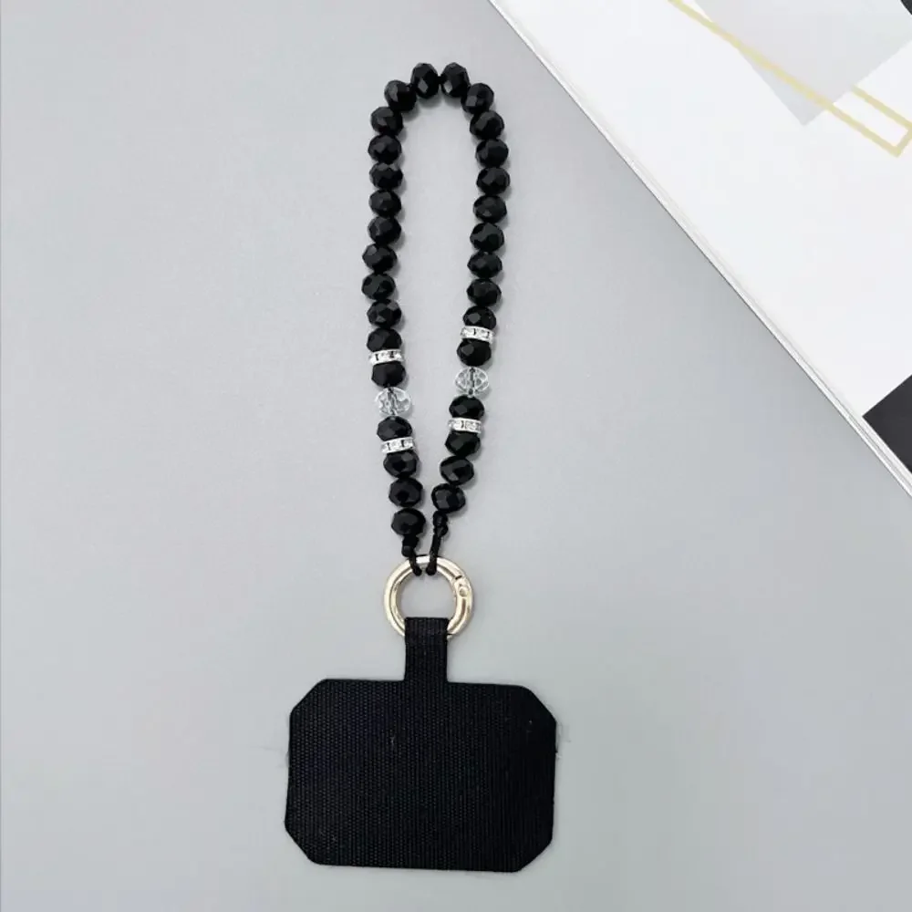 Crystal Beaded Phone Charm Wrist Lanyard Strap