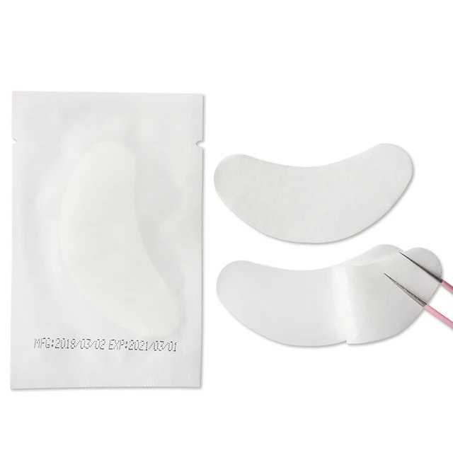 50pairs Eye Patches Under Eye Pads Paper Gel Lash Pad Eye Sticker Tips Wraps Hydrogel Eyelash Extension Patch Makeup Tool 2