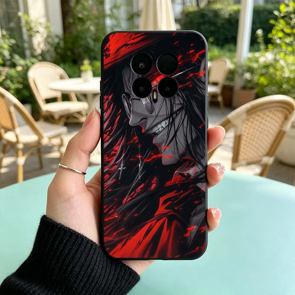 Anime Alucard Hellsing Black Phone Case