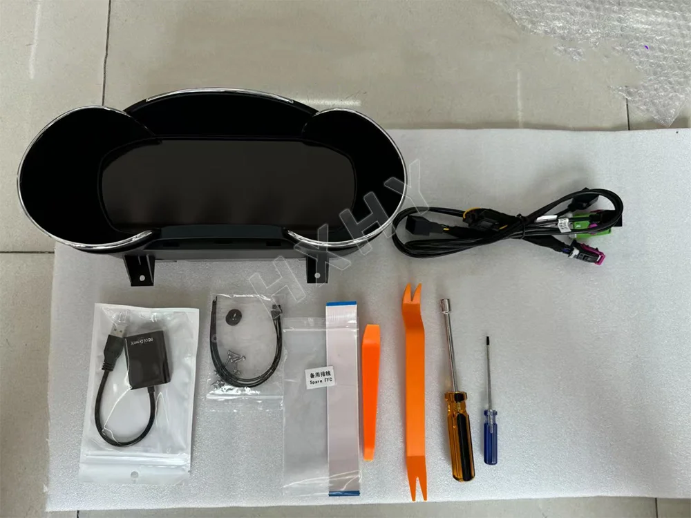 Nuevo instrumento de grupo Digital para coche CockPit LCD centro velocímetros reproductor de tablero sistema Linux para Audi A3 2013-2020 5