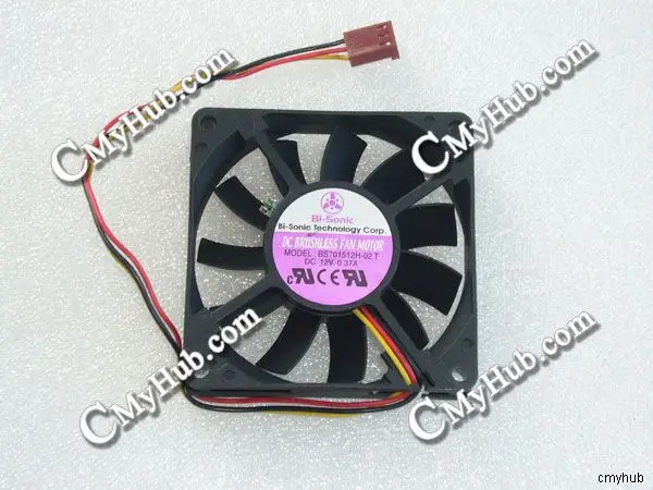 

Для Bi-Sonic BS701512H-02T DC12V 0.37A 7015 7 см 70 мм 70x70x15 мм, 3-контактный охлаждающий вентилятор