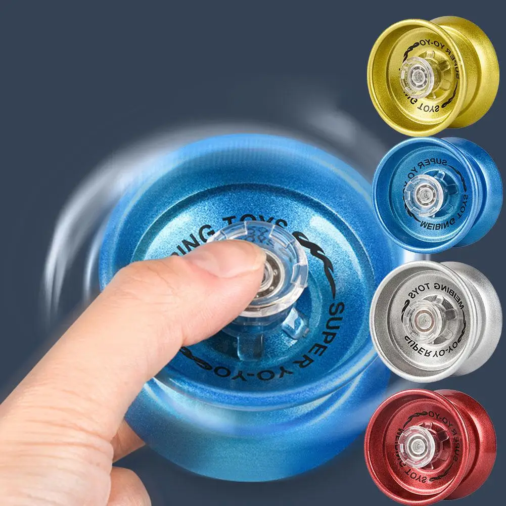 Children Beginners Professional Aluminum Metal Yoyo Ball, Competitive Yoyoball, Adult Kids Yoyoyoball with Accessories