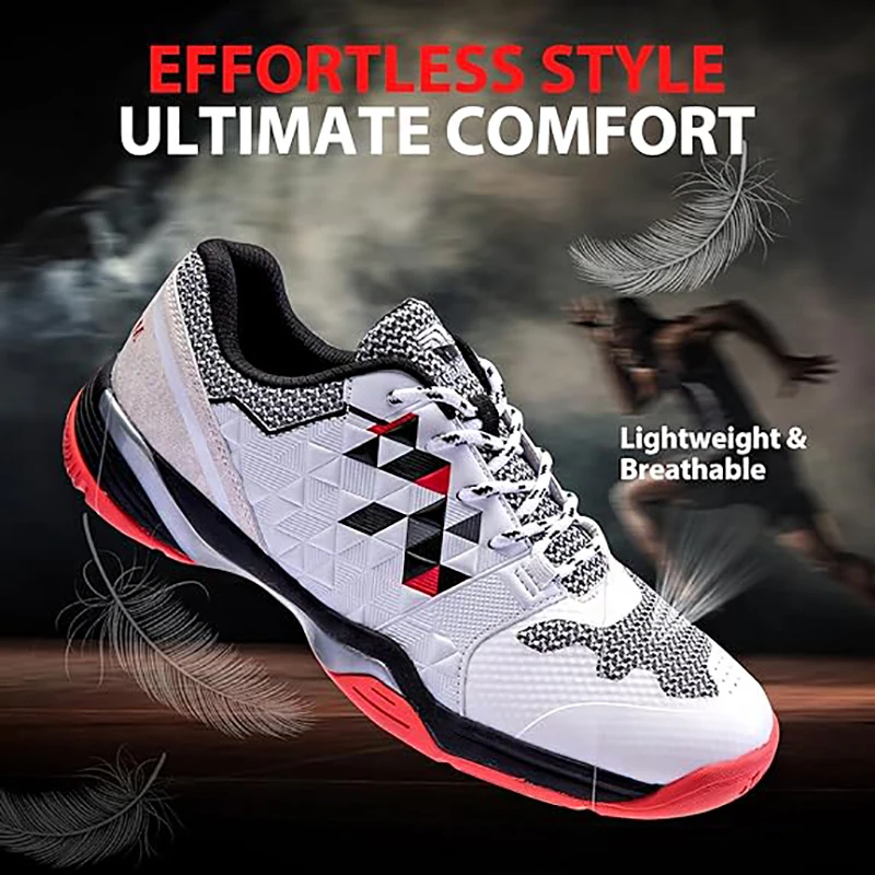 Professional Badminton Pickleball Shoes For Women Outdoor Court Non-Slip Mens Pickleball Shoes Tennis Women badminton shoes pickleball paddle balls