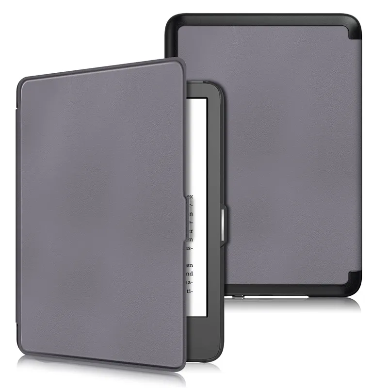 Elegant Smart Magnetic Leather Cover - Artistic Design