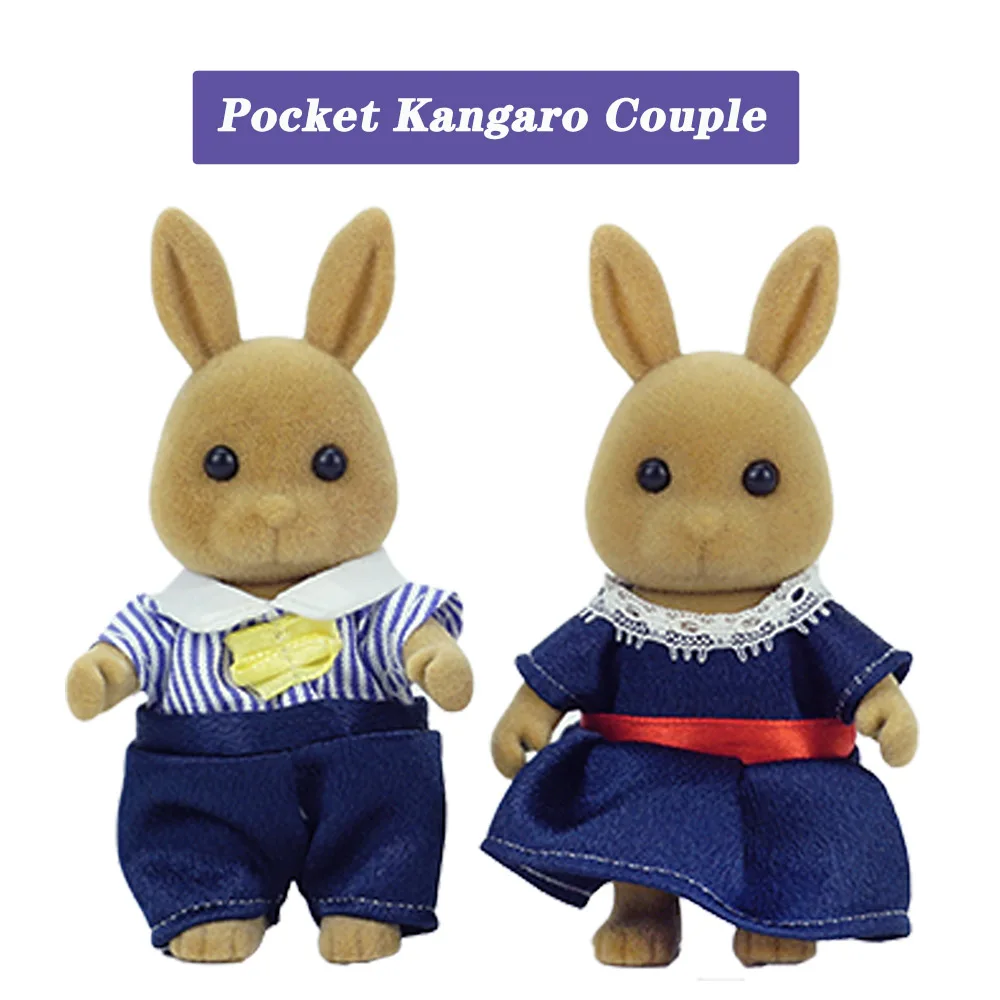 thumbnail image 1 of Rabbit Doll 1/12 Micro Dollhouse Reindeer Sheep Elephant Squirrel Family Kitchen Toy Miniature Furniture Set Girl Toy Gift, 1 of 5