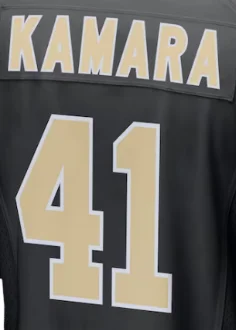 thumbnail image 1 of Camisetas de fútbol de la famosa marca New Orleans con bordados personalizados para hombres, mujeres y jóvenes #41 KAMARA #7 HILL #12 OLAVE, 1 of 4