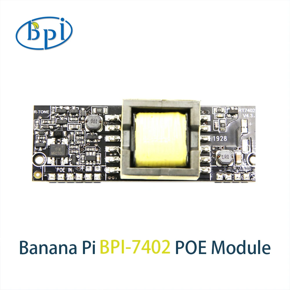 

Модуль Banana PI 7402 POE применяется только к плате BPI R64