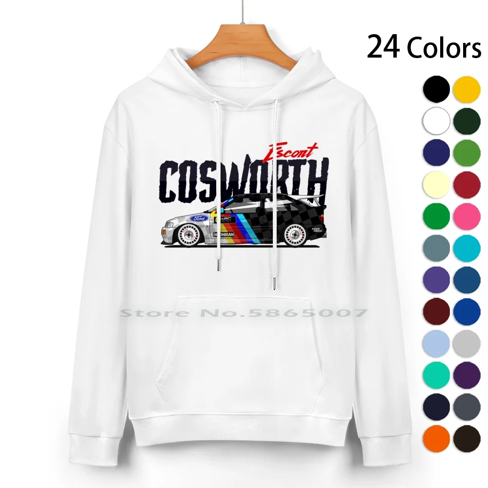 Escort Rs Cosworth Ken Block Felpa Con Cappuccio In Puro Cotone Maglione 24 Colori Escort Sierra Cosworth Rs Turbo Engine Wrc Dtmracing Race