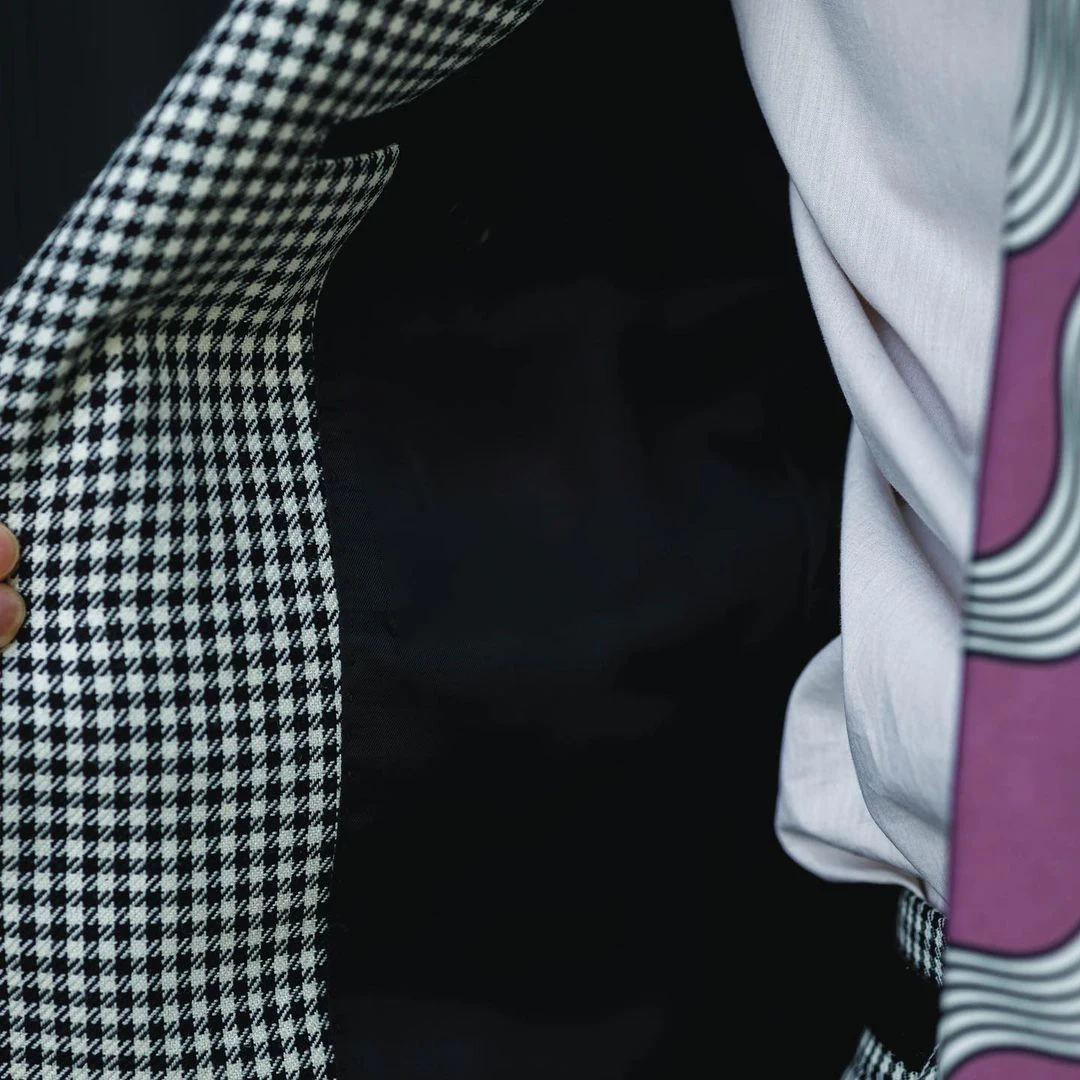 White Black Plaid Men Suits 2 Pieces Modern Made Handsome Wedding Suits Fit Slim Formal Casual Coat+Pants Tailored