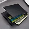 Short Men Wallets Card Holder Photo Holder Slim Male Print Wallet High Quality PU Leather Money Bag New Kpop Small Men's Purse 5