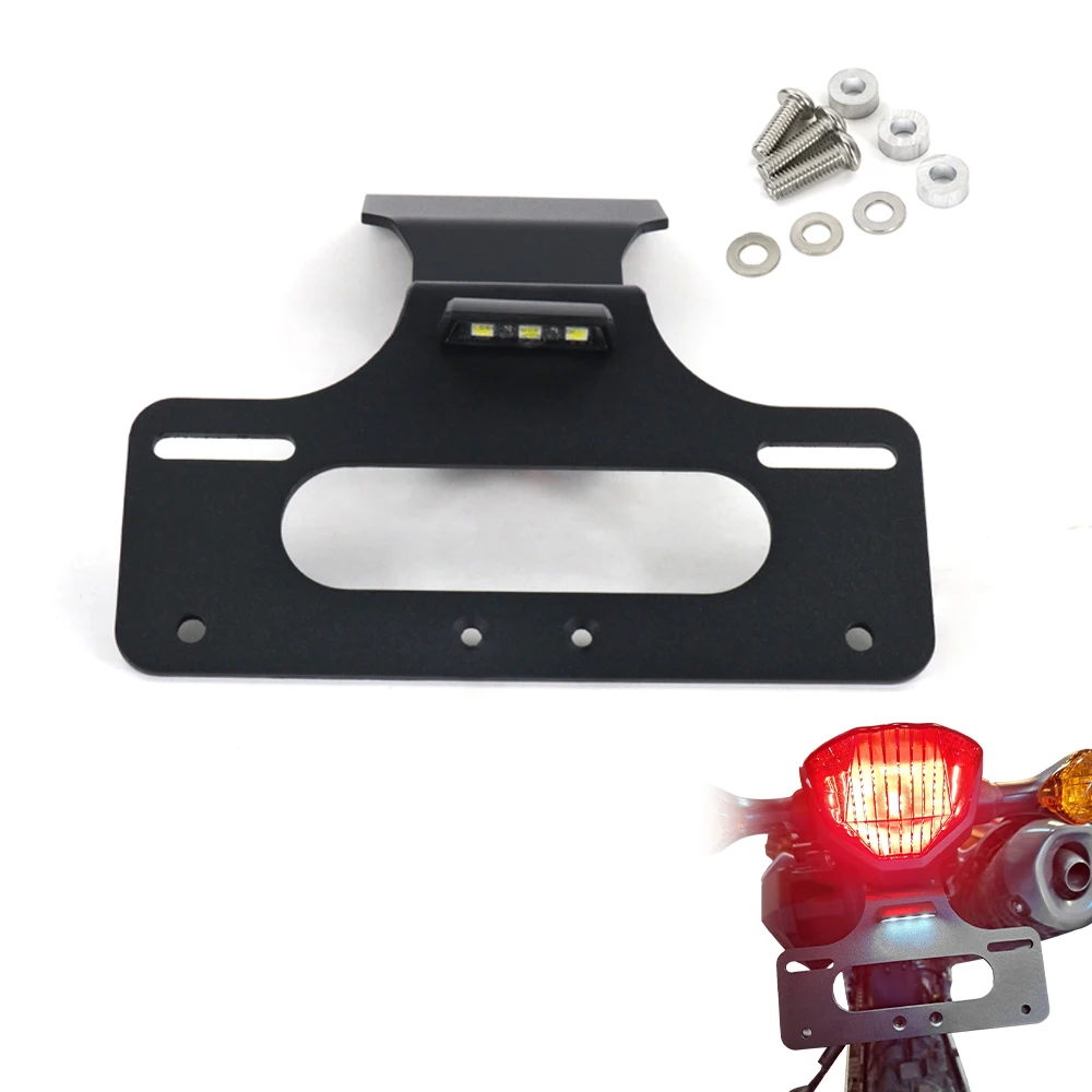 

Fit For HONDA CRF300L CRF300RALLY CRF300RX CRF300RL Rear License Plate Tail Frame Holder Bracket Tail Tidy Fender Eliminator Kit