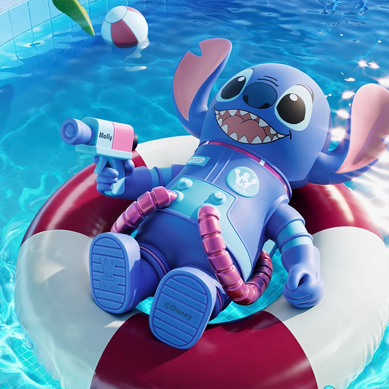 POP MART MEGA SPACE MOLLY 400% Stitch Limited Edition